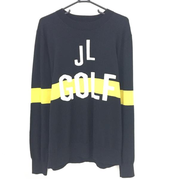 J.LINDEBERG（ジェイリンドバーグ） セーター ネイビー×イエロー