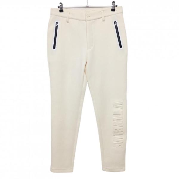 【メンズL⭐️美品 】V12 ヴィトゥエルヴ ゴルフパンツ 白 V12（ヴィ・トゥエルヴ） パンツ アイボリー×黒 ダンボールニット 立体