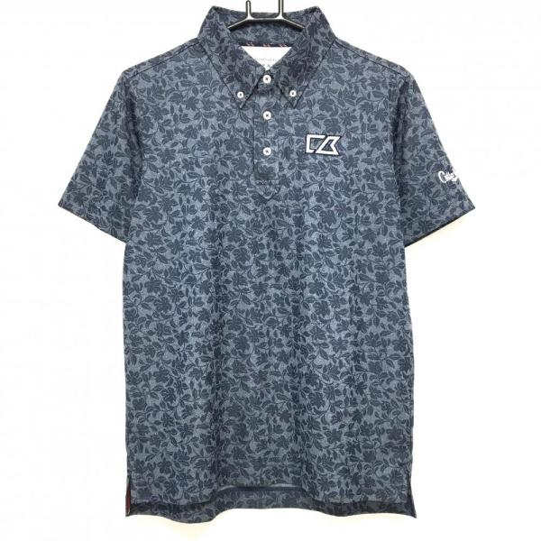 CUTTER&BUCK（カッターアンドバック） 半袖ポロシャツ 杢ネイビー