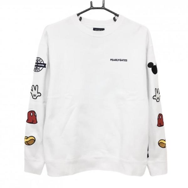 限定！PEARLY GATES ミッキートレーナー サイズ6 PEARLY GATES（パーリーゲイツ） 【超美品】パーリーゲイツ×DISNEY