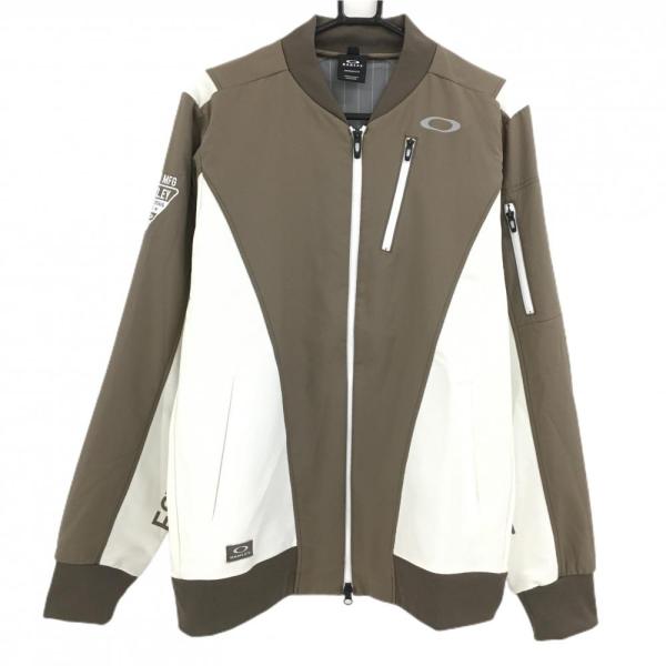 OAKLEY（オークリー） 【超美品】オークリー ジャケット ブラウン×白