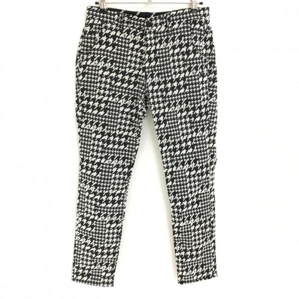 現行モデル　マスターバニー　パンツ　4 M〜L相当　ツイード　グレー　黒　ゴルフ MASTER BUNNY EDITION 【超美品】マスターバニー パンツ 黒×白