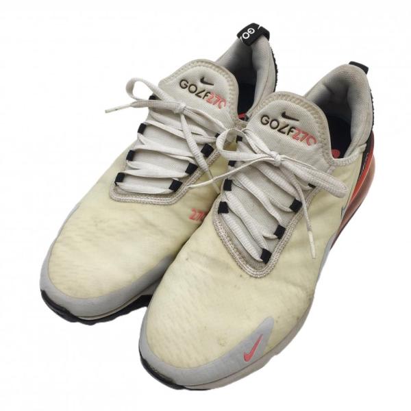 NIKE（ナイキ） ゴルフシューズ アイボリー×レッド CK6483-103 AIR MAX