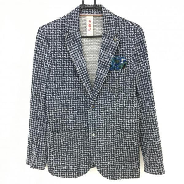 値下げ交渉可】 BOB ボブ ネイビー テーラードジャケット 46