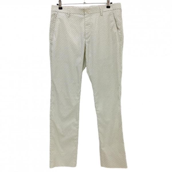 ZOY（ゾーイ） 【超美品】ゾーイ パンツ 白×グレー 総柄 ヒップ