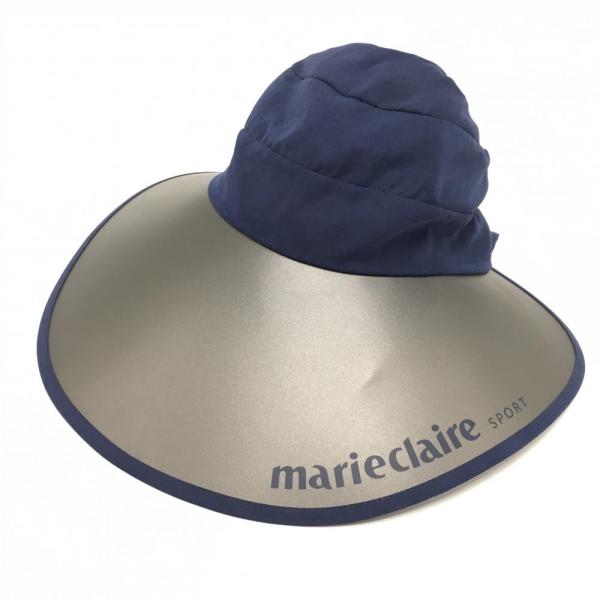 ブランド：marie claireアイテム：つば広サンバイザー表記サイズ：実寸サイズ：　つば：約14.5cm特徴・仕様：付属品：商品ランク：B+コメント：つば汚れ・跡あり