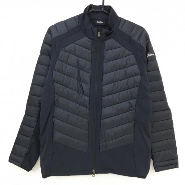 タイトリスト キルティング ジャケット 3L 中綿 ゴルフ 大きいサイズ Titleist 【新品】タイトリスト 中綿ジャケット 黒 サイド切替 PERTEX