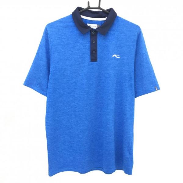 【美品】KJUS（チュース）ゴルフ ポロシャツ 2枚セット メンズ 46/XS KJUS（チュース） 【美品】チュース 半袖ポロシャツ 杢ブルー