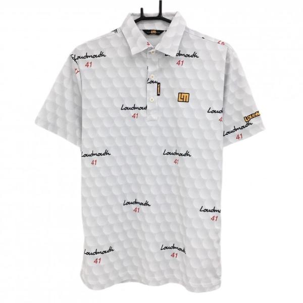 新品未使用【ラウドマウス　ゴルフ】メンズ　半袖　ポロシャツ　ゴルフウェア M LOUDMOUTH（ラウドマウスゴルフ） 【美品】ラウドマウス 半袖