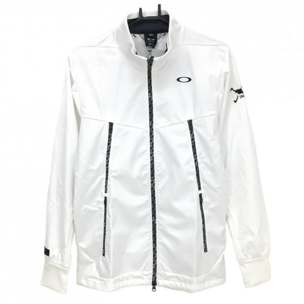 新品　オークリー　メンズ　撥水　ゴルフジャケット　軽量　ホワイト系　M オークリー（OAKLEY）（メンズ）ゴルフウェア アウター 撥水