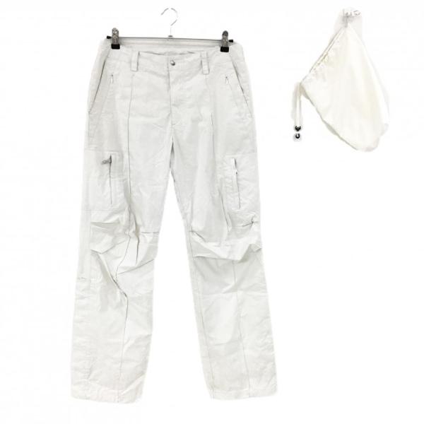 MARK&LONA（マークアンドロナ） レインパンツ 白 収納袋付 メンズ L