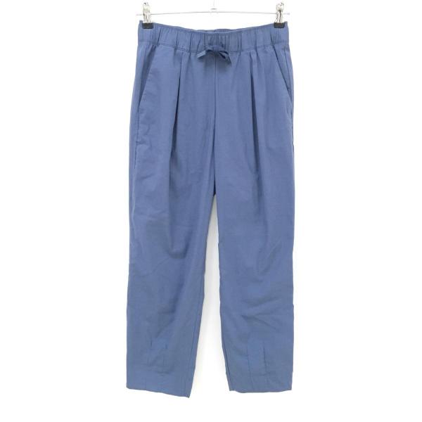 【美品】アディダス パンツ スモーキーブルー系 ウエストゴム＆調節紐  レディース S ゴルフウェア 2023年モデル adidas