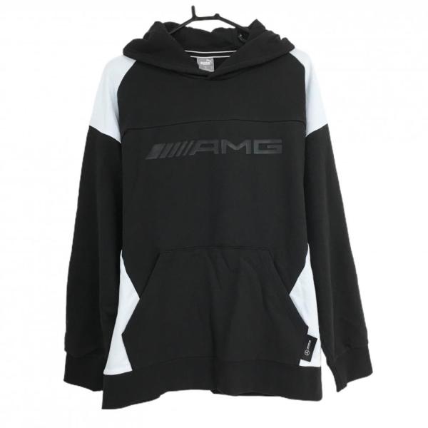 PUMA（プーマ） 【新品】プーマ パーカー 黒×ライトブルー系