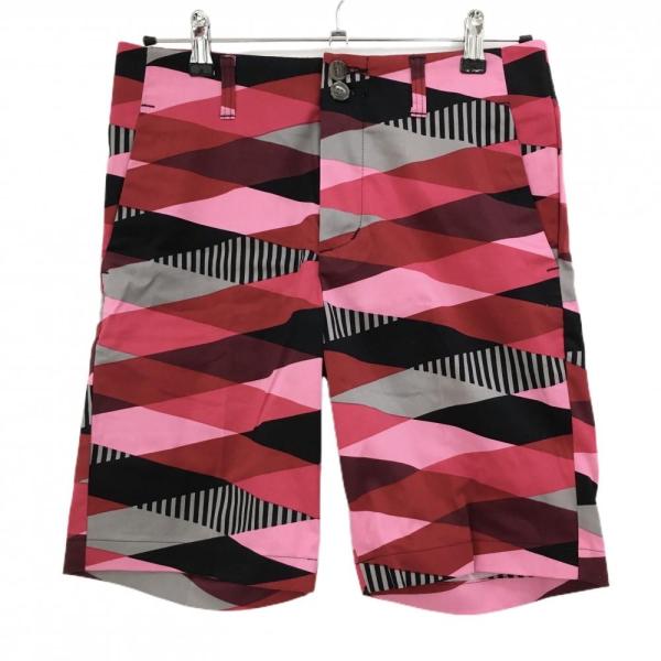 Loudmouth - 【新品】ラウドマウス ハーフパンツ レッド×ピンク 総柄 フォアシェーズオブレッド メンズ M ゴルフウェア LOUDMOUTH LOUDMOUTH（ラウドマウスゴルフ） 【新品】ラウドマウス ハーフパンツ