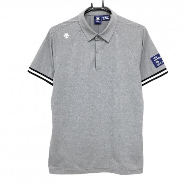 DESCENTE GOLF 【美品】デサントゴルフ 半袖ポロシャツ ライト