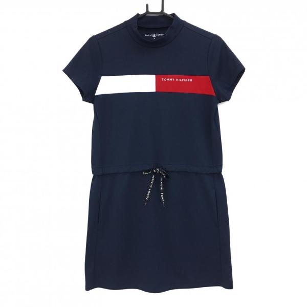 【タグ付き未使用】 トミーヒルフィガー ゴルフウェア ワンピース L ネイビー 中古 レディース トミーヒルフィガーゴルフ TOMMY HILFIGER GOLF