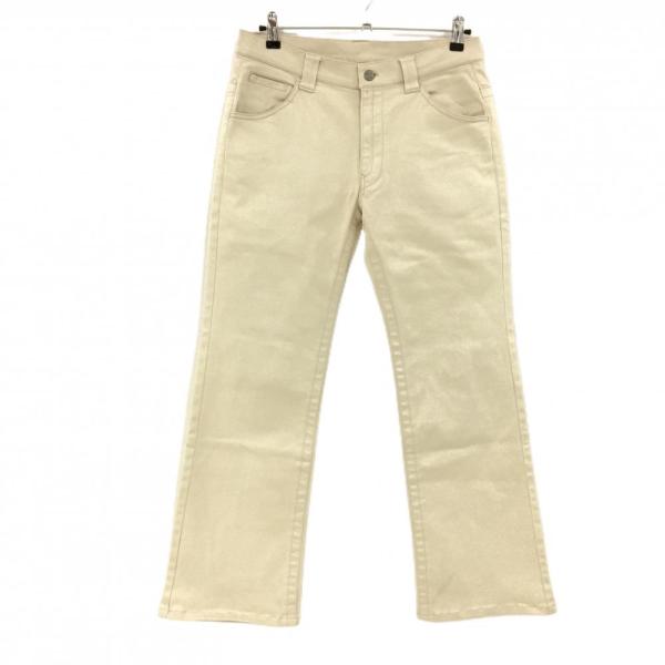 【PEARLY GATES】【M】4 メンズ　ゴルフパンツ　ベージュ　バックロゴ PEARLY GATES（パーリーゲイツ） パンツ ライトベージュ シンプル