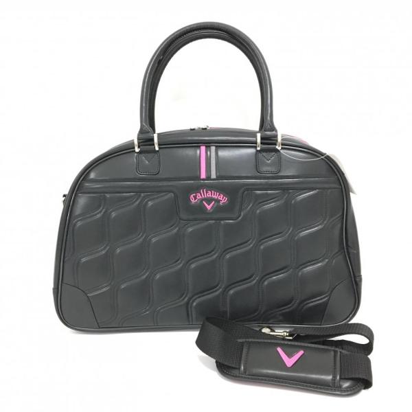 Callaway 【新品】キャロウェイ 2WAYボストンバッグ 黒×ピンク