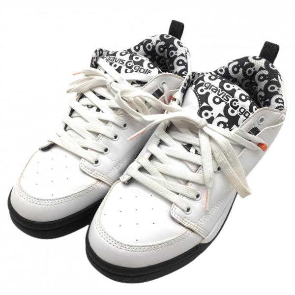 新品未使用グラビスゴルフシューズ　24センチ gravis（グラビス） 【美品】グラビスゴルフ ゴルフシューズ 白×黒