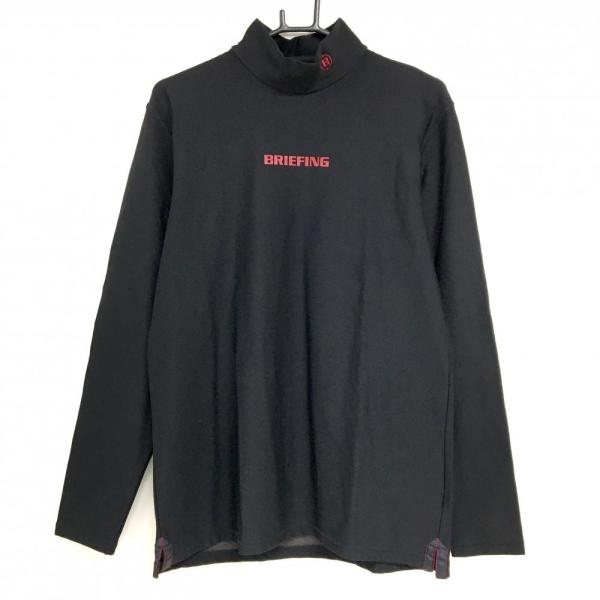 未使用)ブリーフィング ゴルフ ハイネック 長袖シャツ メンズ サイズL BRIEFING GOLF 【超美品】ブリーフィング 長袖ハイネックシャツ