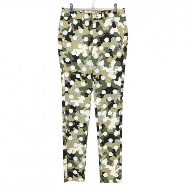 【PEARLY GATES】 裏起毛パンツ　カモ柄ドットカーキ　サイズ4 PEARLY GATES（パーリーゲイツ） 【新品】パーリーゲイツ パンツ