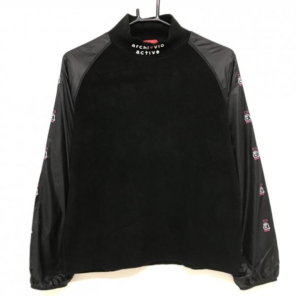 archivio（アルチビオ） 【美品】アルチビオ 長袖ハイネックシャツ 黒