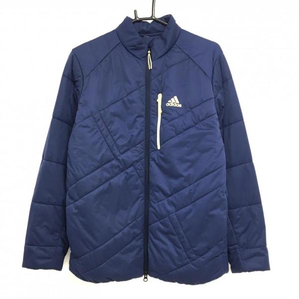 adidas（アディダス） 【美品】アディダス 中綿ジャケット ネイビー