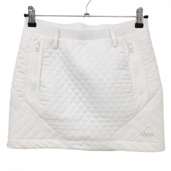 adidas（アディダス） スカート 白 インナーパンツ付き キルティング