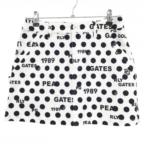 PEARLY GATES / パーリーゲイツ ドット柄スカート ホワイト PEARLY GATES（パーリーゲイツ） 【新品】パーリーゲイツ スカート 白