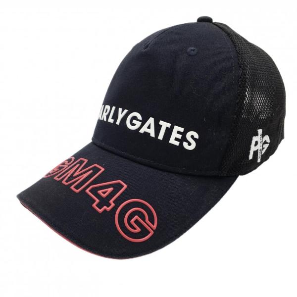 PEARLY GATES（パーリーゲイツ） メッシュキャップ ネイビー×レッド