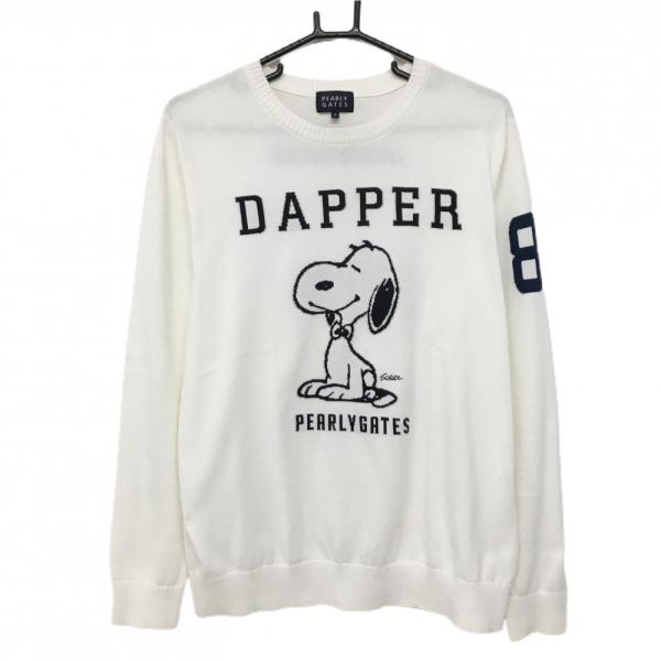 PEARLY GATES（パーリーゲイツ） パーリーゲイツ×PEANUTS セーター 白