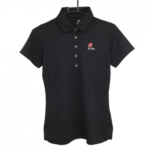 NIKE 【超美品】ナイキゴルフ 半袖ポロシャツ 黒 胸ロゴ Ko