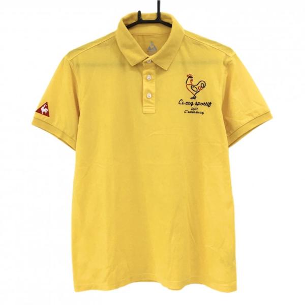 le coq sportif GOLF ルコックゴルフ 半袖ポロシャツ オレンジ