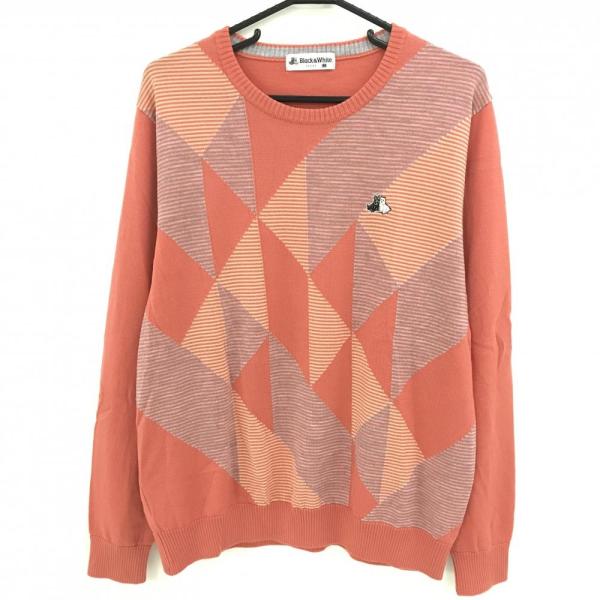 Black＆White 【美品】ブラックアンドホワイト セーター ピンク