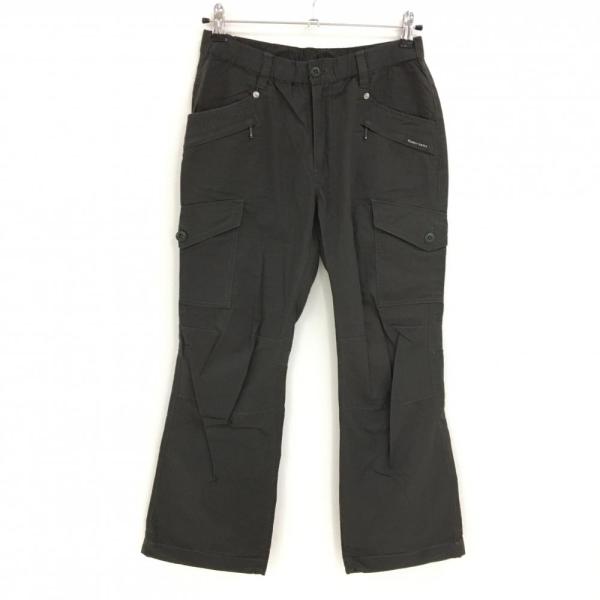パーリーゲイツ カーゴパンツ ダークグレー ストレッチ ナイロン混  レディース 1(M) ゴルフウェア PEARLY GATES