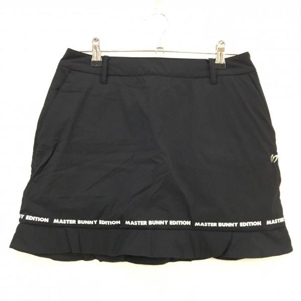 未使用 タグ付き ナイロンストレッチスカート0 S ブラック黒 マスターバニー MASTER BUNNY EDITION（マスターバニーエディション） 【新品