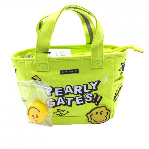 PEARLY GATES 【新品】パーリーゲイツ カートバッグ 蛍光イエロー×黒