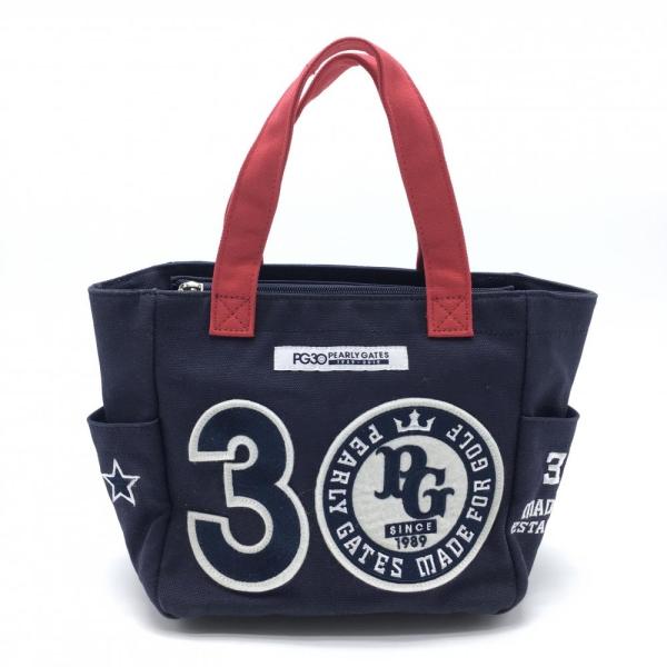 【美品】パーリーゲイツ　ボアカートバッグ　ゴルフバッグ　ワッペン 美品】パーリーゲイツ ボアカートバッグ ゴルフバッグ ワッペン