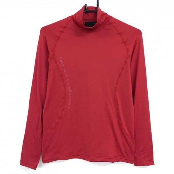 23区GOLF 【美品】23区スポーツ ハイネックインナーシャツ レッド