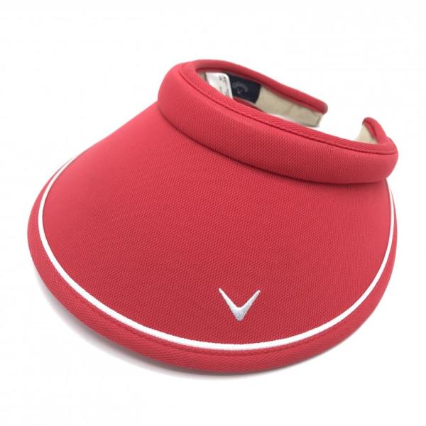 ブランド：Callawayアイテム：つば広サンバイザー表記サイズ：FR実寸サイズ：　つば：約10.5cm特徴・仕様：適応時期：商品ランク：Aコメント：内側毛羽立ち少、汚れ