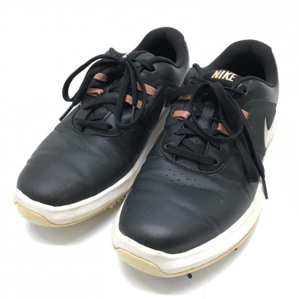 ナイキ ゴルフシューズ 黒×ゴールド系 AR5608-001 エアズームビクトリー レディース 23.5 ゴルフウェア NIKE