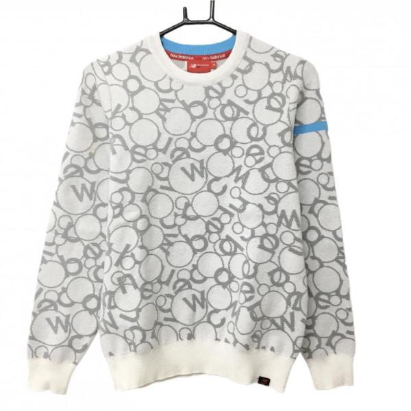 New Balance Golf（ニューバランスゴルフ） セーター 白×グレー 総柄