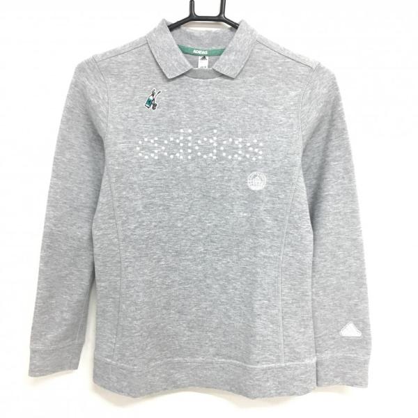 adidas（アディダス） 【超美品】アディダス 襟付きトレーナー グレー