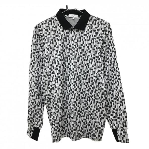 新品　カルバンクライン　ゴルフ　ゴルフウェア　日本製　長袖ポロシャツ　ホワイト Calvin Klein（カルバン・クライン） 【超美品】カルバンクライン