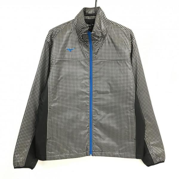 MIZUNO GOLF 【新品】ミズノゴルフ 中綿ジャケット 黒×グレー 千鳥格子