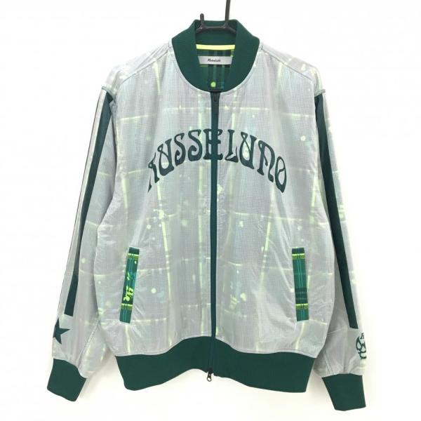 Russeluno（ラッセルノ） 【超美品】ラッセルノ ブルゾン 白×グリーン
