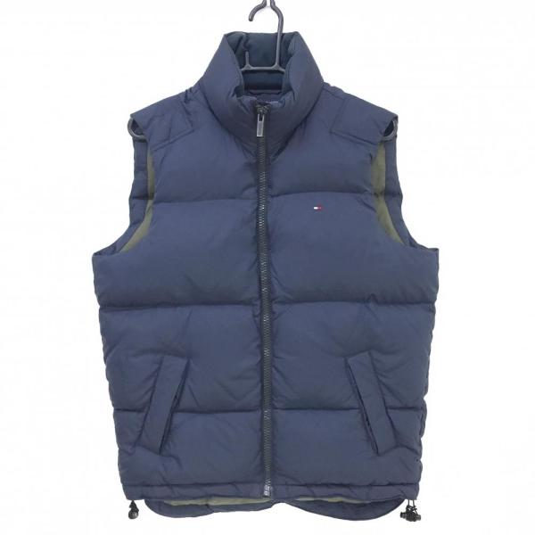 トミーヒルフィガーゴルフ リバーシブルダウンベスト TOMMY HILFIGER（トミー・ヒルフィガー） 【超美品】トミー