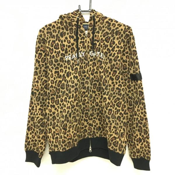 0 パーリーゲイツ 無地レオパード スウェット パーカー ジャケット 新品 PEARLY GATES（パーリーゲイツ） 【超美品】パーリーゲイツ ジップ