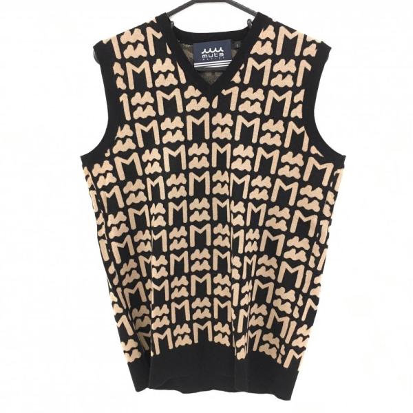 【極美品】ムータマリンゴルフ　レタードコットンニットセーター　ベージュ レタード コットンセーター [全5色] – muta Online Store