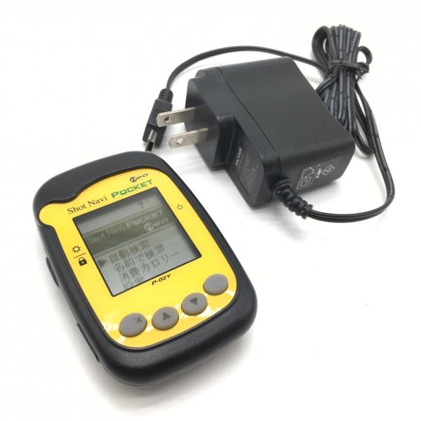 ShotNavi（ショットナビ） GPSゴルフナビ イエロー Poket neo 通電確認